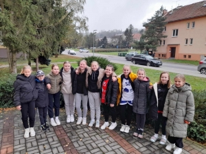 Mladším žačkám se turnaj ve Velké n/ Veličkou  herně a výsledkově nepovedl