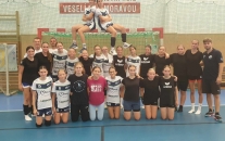 Starší žačky odehrály přípravné utkání s partnerským klubem z Malacek