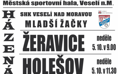 Pozvánka na domácí utkání mladších žaček