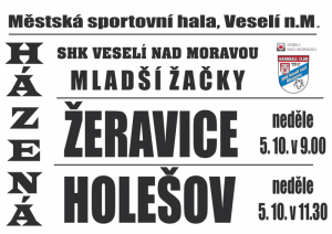 Pozvánka na domácí utkání mladších žaček